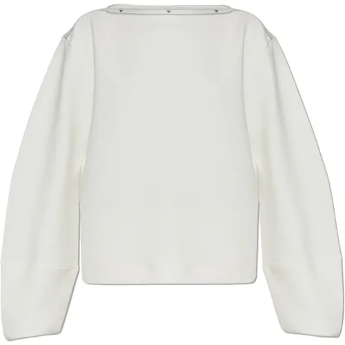 Sweatshirt mit Logo , Damen, Größe: L - Emporio Armani - Modalova