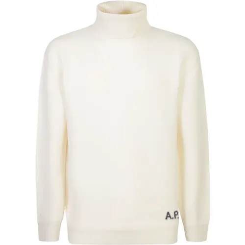 Beiger Sweatshirt Aw24 Herrenmode , Herren, Größe: XL - A.P.C. - Modalova