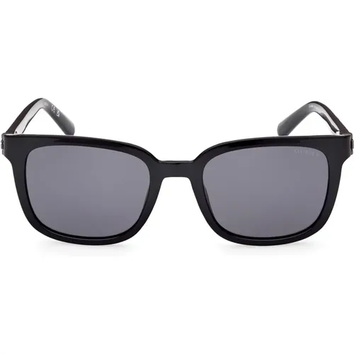 Geometric Sunglasses with Smoked Lenses , unisex, Sizes: 58 MM - Guess - Modalova