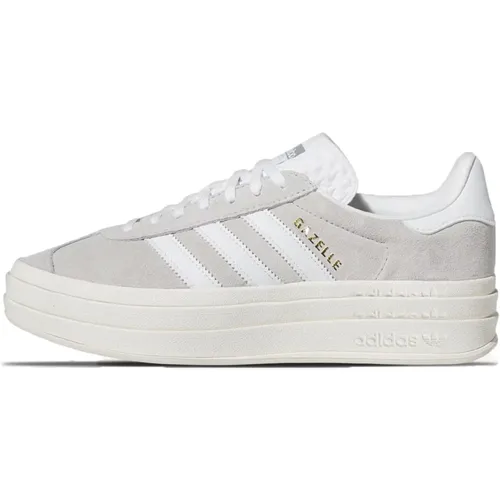 Gazelle Bold Grey White Sneaker , Damen, Größe: 36 EU - Adidas - Modalova