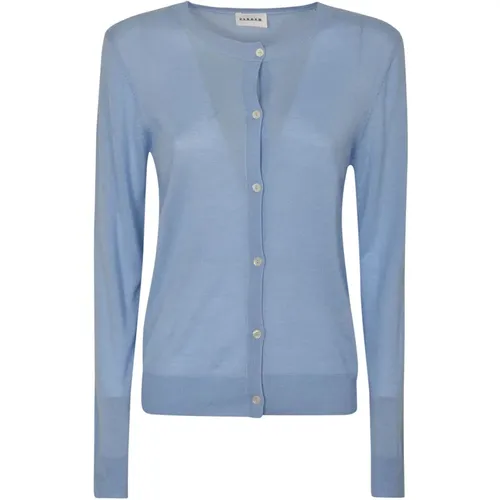 Women's Clothing Knitwear Azzurro Polvere Ss24 , female, Sizes: M, XS, S - P.a.r.o.s.h. - Modalova