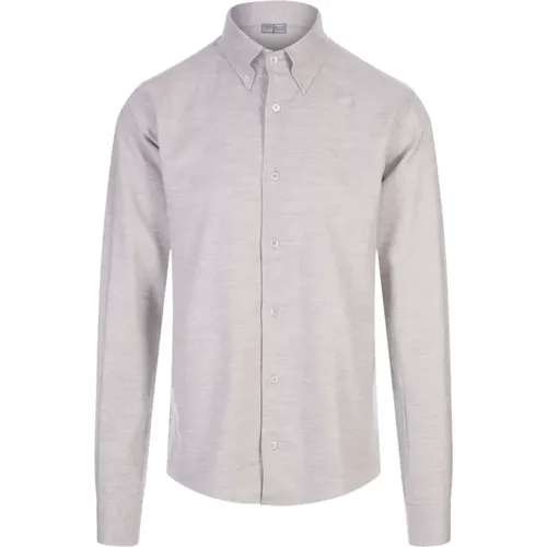 Shirts Grey , male, Sizes: 4XL - Fedeli - Modalova