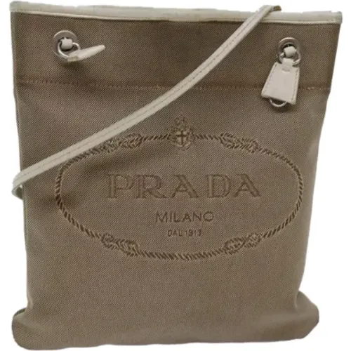 Pre-owned Canvas prada-bags , female, Sizes: ONE SIZE - Prada Vintage - Modalova