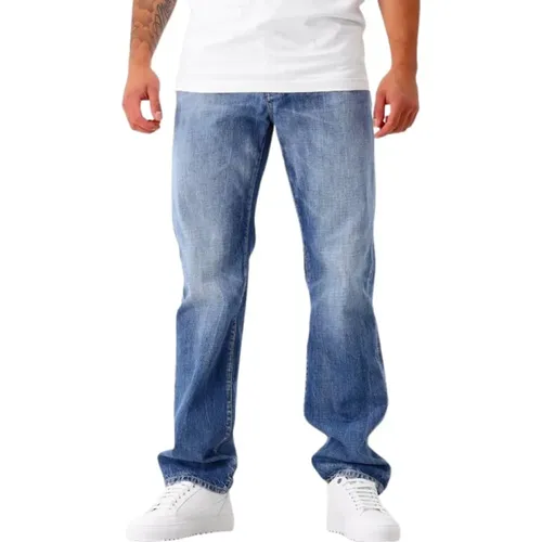 Distressed Straight Fit Jeans , Herren, Größe: L - Dsquared2 - Modalova