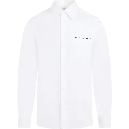 Cotton Shirt Classic Style , male, Sizes: M, XL, L - Marni - Modalova