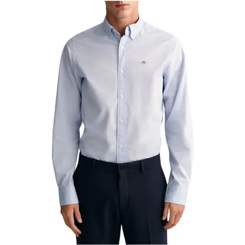 Pinpoint Oxford Shirt , male, Sizes: L, 3XL, 4XL - Gant - Modalova