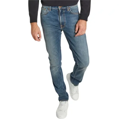 Comfort Stretch Slim Fit Jeans , male, Sizes: W32, W30 - Nudie Jeans - Modalova