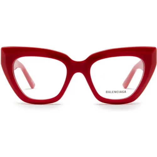 Rote Brille , Damen, Größe: 50 MM - Balenciaga - Modalova