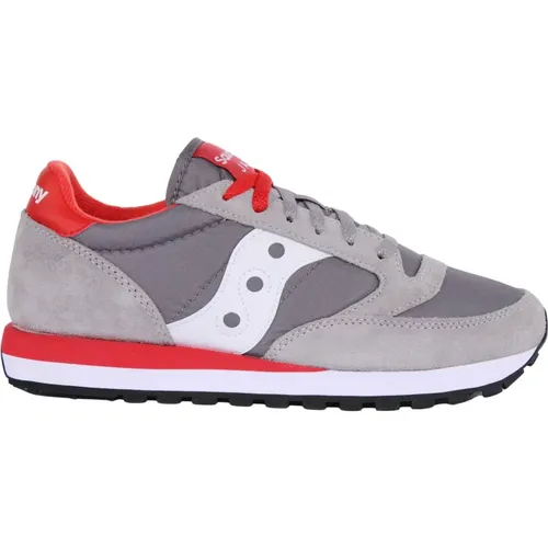 Grey White Jazz Original Sneakers Men , male, Sizes: 8 UK, 3 1/2 UK, 5 UK, 7 UK, 6 UK, 12 UK, 4 1/2 UK, 6 1/2 UK, 10 UK - Saucony - Modalova