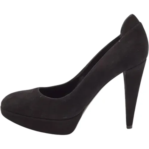 Pre-owned Suede heels , female, Sizes: 6 UK - Sergio Rossi Pre-owned - Modalova