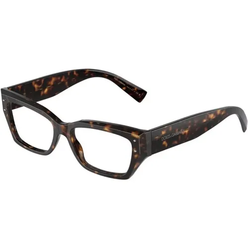 Classic Carey Frame Glasses , unisex, Sizes: 53 MM - Dolce & Gabbana - Modalova