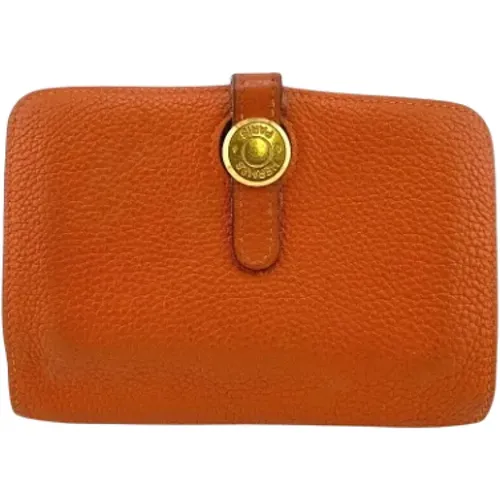 Pre-owned Leather wallets , female, Sizes: ONE SIZE - Hermès Vintage - Modalova