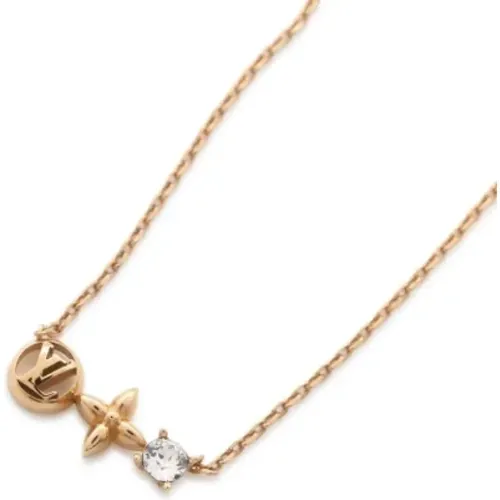 Pre-owned Metal necklaces , female, Sizes: ONE SIZE - Louis Vuitton Vintage - Modalova