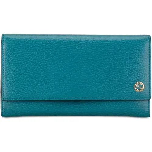 Pre-owned Leather wallets , female, Sizes: ONE SIZE - Gucci Vintage - Modalova