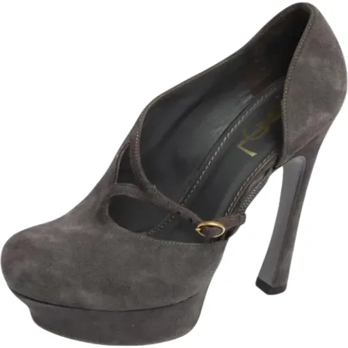 Pre-owned Wildleder heels , Damen, Größe: 39 EU - Yves Saint Laurent Vintage - Modalova