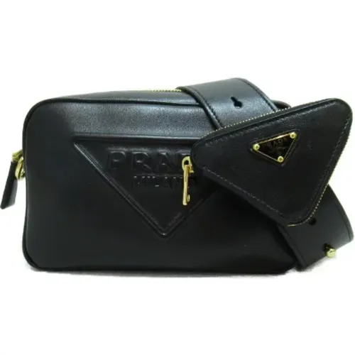 Pre-owned Leather prada-bags , female, Sizes: ONE SIZE - Prada Vintage - Modalova