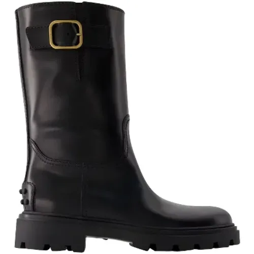 Leather boots , female, Sizes: 7 UK - TOD'S - Modalova