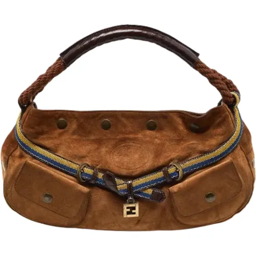 Pre-owned Suede handbags , female, Sizes: ONE SIZE - Fendi Vintage - Modalova