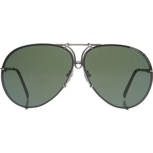 Exclusive Men's Sunglasses with Interchangeable Lenses , unisex, Sizes: 66 MM - Porsche Design - Modalova