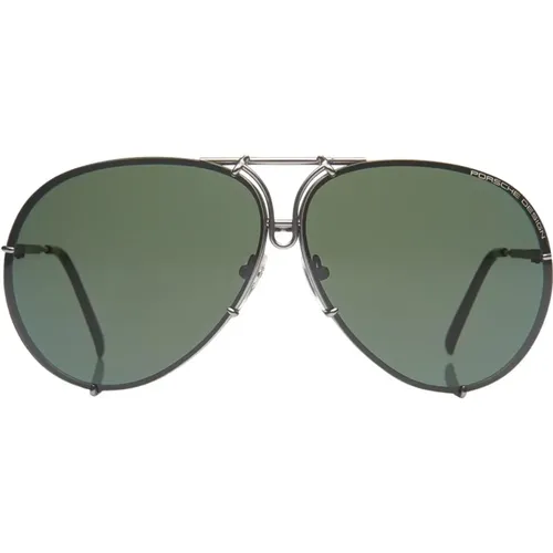 Exclusive Men's Sunglasses with Interchangeable Lenses , unisex, Sizes: 69 MM, 66 MM - Porsche Design - Modalova