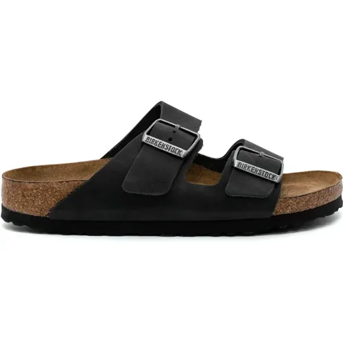 Schwarze Riemen Sandalen , Herren, Größe: 36 EU - Birkenstock - Modalova