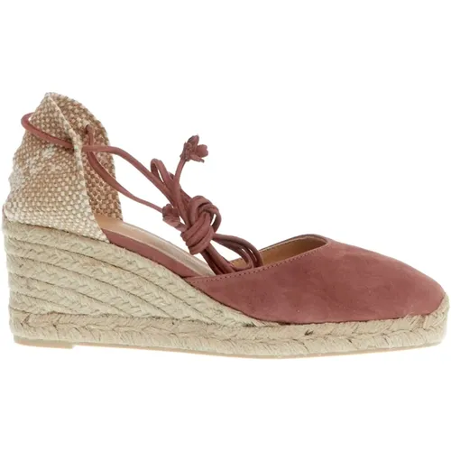 Rosa Keil Espadrilles Schuhe , Damen, Größe: 38 EU - Castañer - Modalova