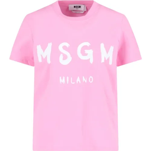 T-Shirts , female, Sizes: XS - Msgm - Modalova