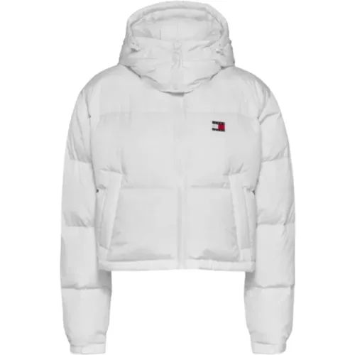 Weiße Steppjacke Alaska Modell - Tommy Hilfiger - Modalova