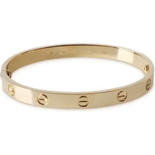 Pre-owned Gold bracelets , female, Sizes: ONE SIZE - Cartier Vintage - Modalova