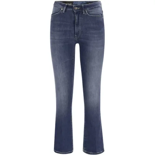 Bootcut Jeans with Flared Line , female, Sizes: W26, W28, W30, W29, W25, W27 - Dondup - Modalova