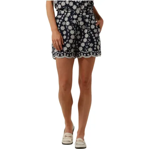 Dunkelblaue Shorts Quinn , Damen, Größe: XS - YDENCE - Modalova