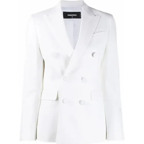 Weiße Blazer - Sportliche Eleganz - Dsquared2 - Modalova