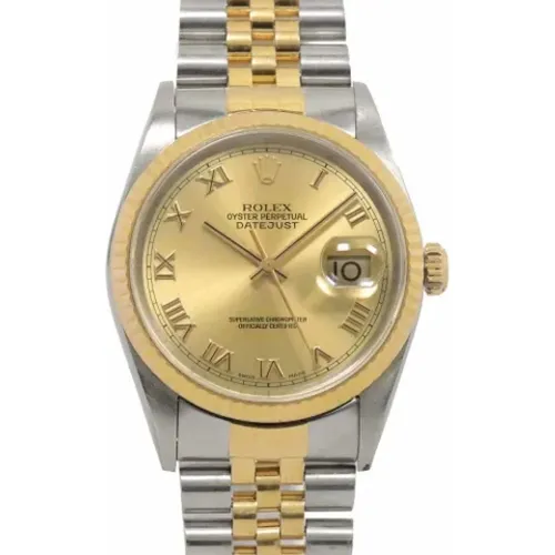 Pre-owned Gold watches , male, Sizes: ONE SIZE - Rolex Vintage - Modalova