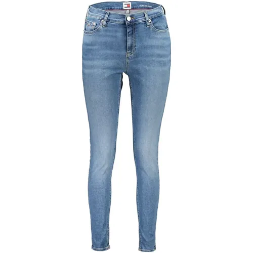 Blaue Baumwolljeans & Hose , Damen, Größe: W25 L30 - Tommy Hilfiger - Modalova