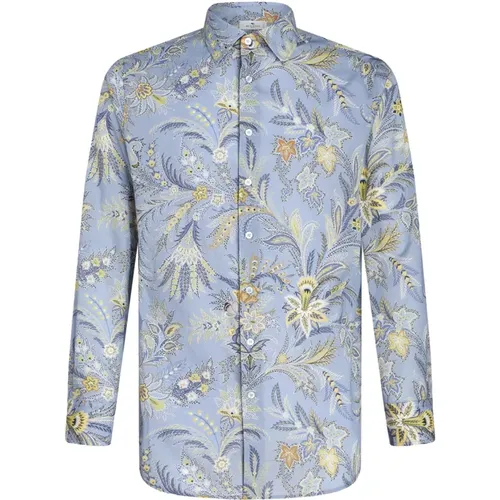 Shirts Blue , male, Sizes: XL - ETRO - Modalova