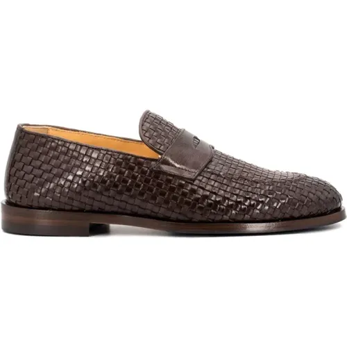 Intrecciato Penny Loafer , male, Sizes: 11 1/2 UK - BRUNELLO CUCINELLI - Modalova