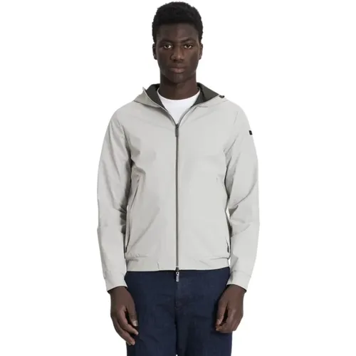 Jackets, Men, , Urban Reversible Hooded Summer Jacket , male, Sizes: 2XL - RRD - Modalova