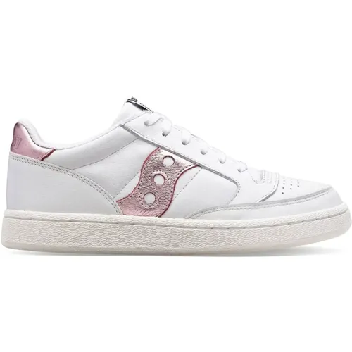 Pink Jazz Court Sneakers , female, Sizes: 4 UK - Saucony - Modalova