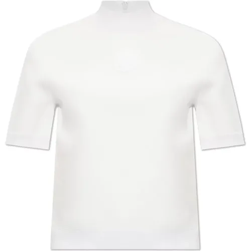 Top mit Logo , Damen, Größe: XS - TORY BURCH - Modalova