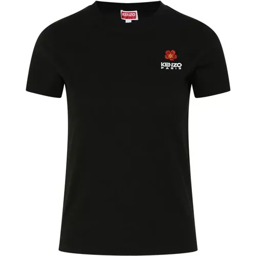 Cotton T-Shirt with Logo , female, Sizes: L - Kenzo - Modalova