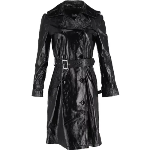 Pre-owned Leather outerwear , female, Sizes: M - Dolce & Gabbana Pre-owned - Modalova