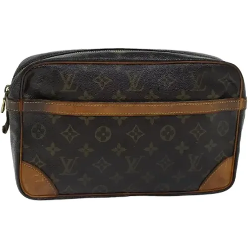 Pre-owned Canvas clutches , female, Sizes: ONE SIZE - Louis Vuitton Vintage - Modalova