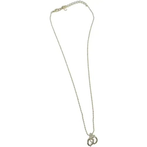 Pre-owned Metal necklaces , female, Sizes: ONE SIZE - Dior Vintage - Modalova