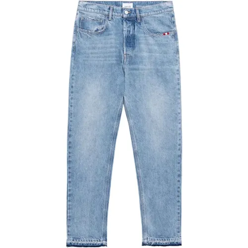 Jeremiah Straight Denim Jeans , male, Sizes: W31 - Amish - Modalova