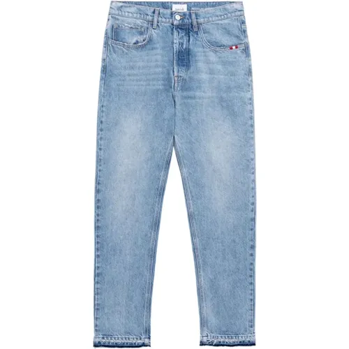 Jeremiah Straight Denim Jeans , male, Sizes: W32, W34, W33, W30, W36 - Amish - Modalova