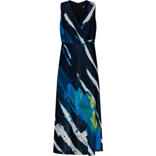 Kleid mit abstraktem Musterdruck , Damen, Größe: 3XL - DKNY - Modalova