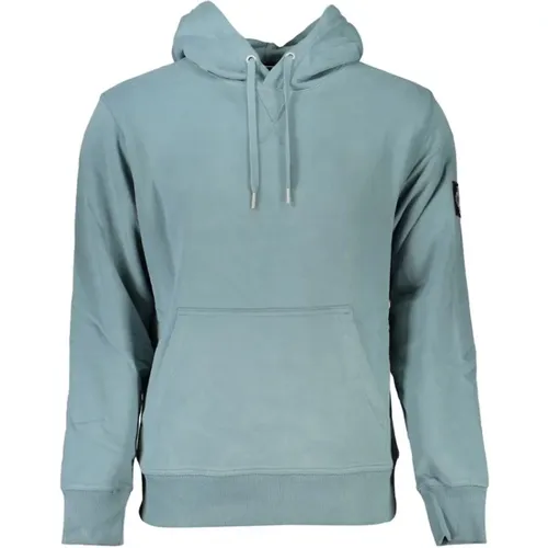 Hoodie with Brushed Surface , male, Sizes: M, S, L, XL, 2XL - Calvin Klein - Modalova