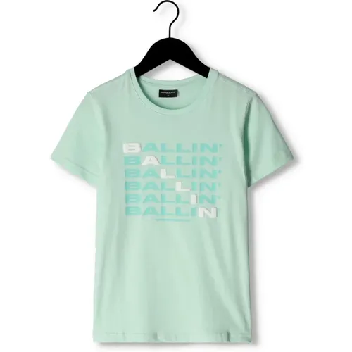 Jungen Polo & T-Shirts Mint - Ballin Amsterdam - Modalova