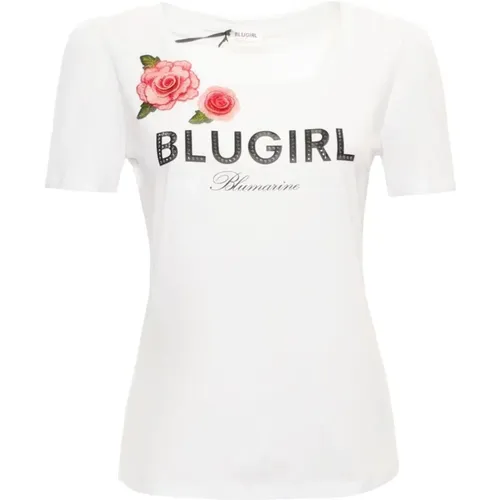 Short Sleeve T-Shirt , female, Sizes: M, XS - Blugirl - Modalova