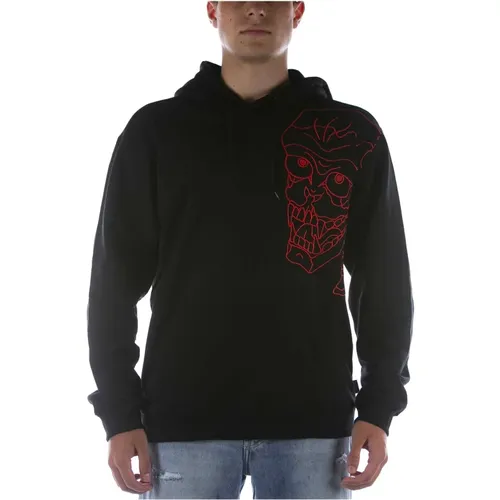 Skull Hoodie Schwarzes Sweatshirt - Iuter - Modalova